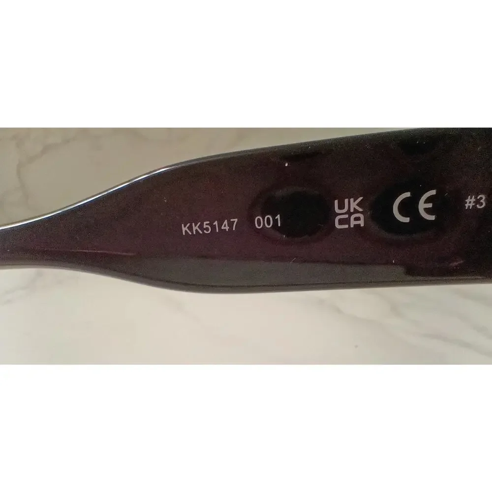 NEW Kendall + Kylie Oversized‎ Black Womens Polarized Sunglasses